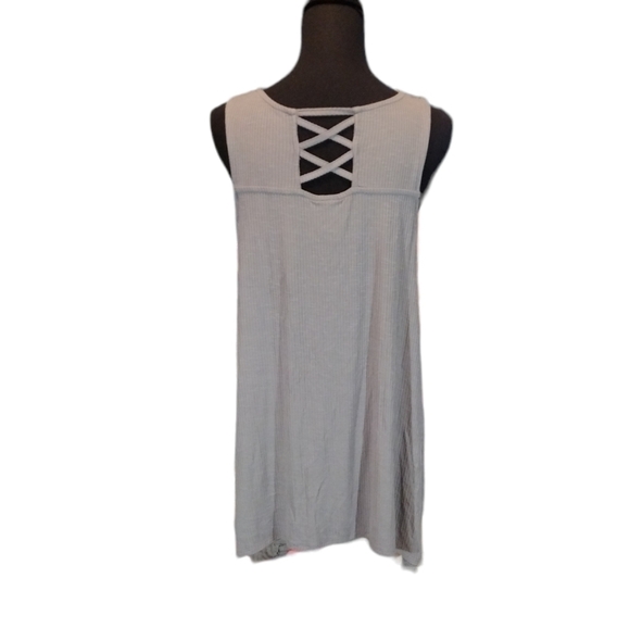 ULTIM8 Lace & Ribbed Tunic Tank Top - Picture 3 of 5